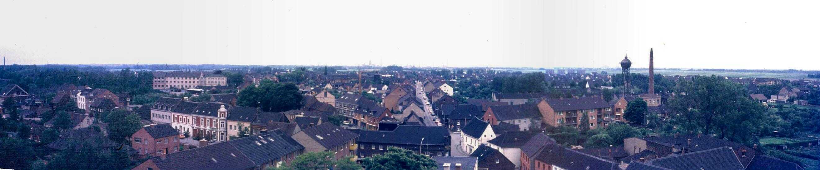 Panorama Kirchturm 1974